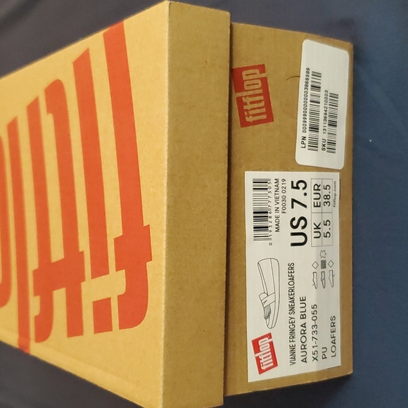 Fitflop fringey sneakerloafer aurora blue - Picture 2 of 3